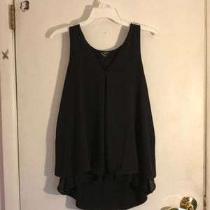 BLACK LAYERED TOP